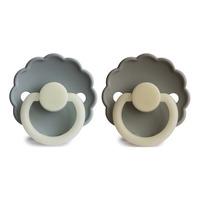 FRIGG Daisy Rund Silikone French Grey Night/Portobello Night - Flere størrelser