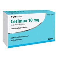 Cetimax 10 mg - 100 tabl.