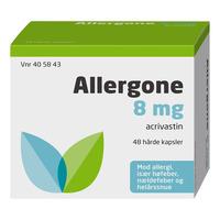 Allergone 8 mg. - 48 kapsler