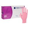 Abena Classic Sensitive Engangshandsker, Pink, Nitril, Pudderfri - Flere størrelser - 100 stk.