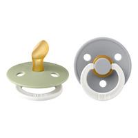 BIBS Colour Latex Anatomisk Sage GLOW/Cloud GLOW - Flere størrelser