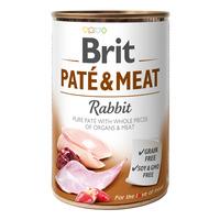 Brit Pate & Meat vådfoder m. kanin - 400 g.
