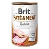 Brit Pate & Meat vådfoder m. kanin - 400 g.