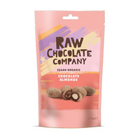 The Raw Chocolate Co. Mandler m. rå chokolade Ø - 110 g