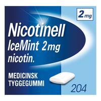 Nicotinell Tyggegummi IceMint 2 mg - 204 stk.