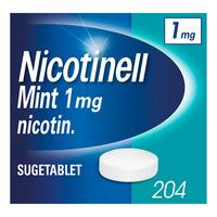 Nicotinell Mint Sugetabletter 1 mg - 204 stk.