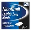 Nicotinell Tyggegummi (Lakrids) 2mg - 204 stk