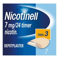 Nicotinell Nikotinplastre 7 mg/24 timer - 7 stk.