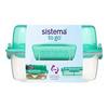 Sistema Lunch Stack Square 1,24 l flere farver - 1 stk. - Mint