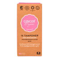 Ginger Organic Tampon m. indføring Mini - 16 stk.