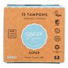 Ginger Organic Tampon Super - 15 stk.