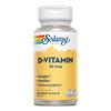 Solaray D-vitamin 30 µg - 100 kap