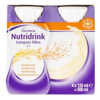 Nutridrink Compact Fibre Vanille - 4 x 125 ml.
