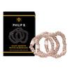 Philip B Petite Champagne Scrunchie- 3 stk
