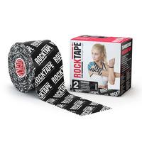 Rocktape, Pattern Roll, 5 cm x 5 m, Logo Sort