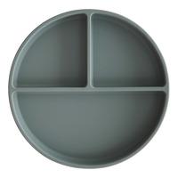 Mushie Silikone Tallerken Rumdelt Dried Thyme - 1 stk.