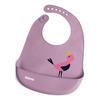 Kidsme Easy Clean Bib - Plum - 1 stk.