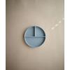 Mushie Silikone Tallerken Rumdelt Powder Blue - 1 stk.