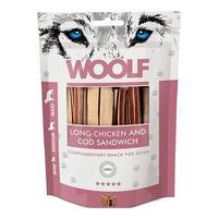 Woolf Long Chicken & Cod Sandwich - 100 g.