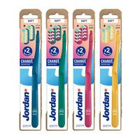 Jordan Change Tandbørste 2 Heads Soft - 1 stk.