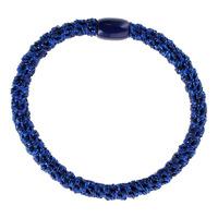 By Stær Hårelastik Tynd Blå Glitter - 1 stk.