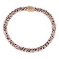 By Stær Hårelastik Tynd Taupe Glitter - 1 stk.