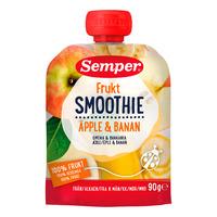 Semper Frugtsmoothie m. Æble & Banan 6 mdr. - 90 g.