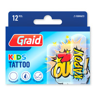 Graid Tattoo Effect Plaster Words - 1 stk.