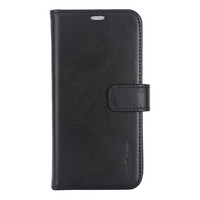 RadiCover iPhone 15 Wallet Case 2i1 Anti-stråling Læder MagS Sort - 1 stk.