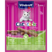 Vitakraft Cat Stick, med kylling og kattegræs - 1 stk.