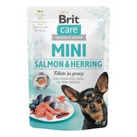 Brit Mini laks & sild i sovs - 85 g.