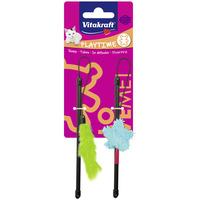 Vitakraft Kitty legepinde m. figurer - 2 stk.