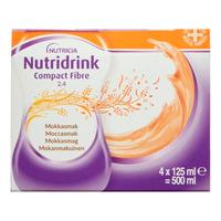 Nutridrink Compact Fibre Mocca - 4 x 125 ml.