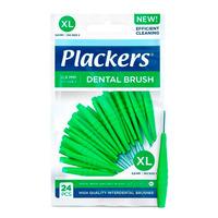 Plackers Dental Brush XL 0,8 mm - 24 stk.