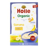 Holle Fuldkornsgrød med mælk og banan Ø - 250 g.