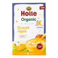 Holle Fuldkornsgrød med mælk, kiks og æble Ø - 250 g.