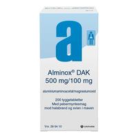 Alminox DAK Tyggetabletter - 200 stk.