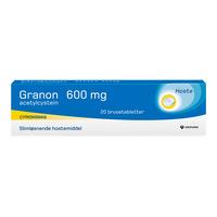 Granon 600 mg - 20 brusetabletter