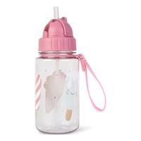 SARO BABY Drikkedunk m. Sugerør - Pink - 1 stk