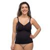 Carriwell sømløs ammetop m. shapewear - cami - sort