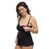 Carriwell sømløs ammetop m. shapewear - cami - sort