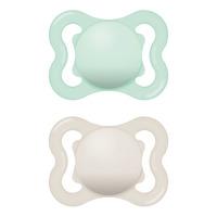 MAM Air Silikone Sut Grøn/Neutral 0-6 mdr. - 2 stk.