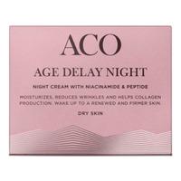 ACO Age Delay Night Cream Tør hud - 50 ml.