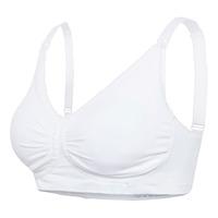 Carriwell Graviditets- og Amme-BH m. Vatteret Indlæg og Gel-Support Hvid - Flere størrelser