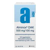 Alminox DAK Tyggetabletter - 100 stk.