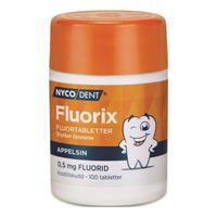 Nycodent Fluorix 0,5 mg Appelsin - 100 tabl.