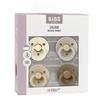 BIBS Colour Latex Rund Ivory/Sand/Vanilla/Dark Oak 4 pak - Flere størrelser - Str. 2