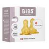 BIBS Baby Bottle Nipple Round Latex Fast Flow - 2 stk.