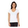 Boody Women's V-Neck T-Shirt, hvid - S