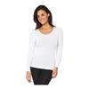 Boody Long Sleeve Top, hvid - XL